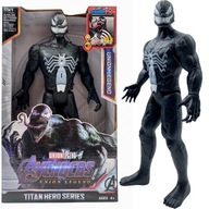 FIGURKA VENOM MARVEL AVENGERS DUŻA RUCHOMA FIGURKA CZARNY DŹWIĘK LED 30CM