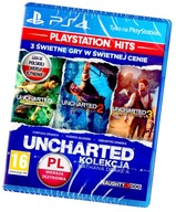 Uncharted Kolekcja Nathana Drake'a PS4 3 GRY NOWA FULL PL