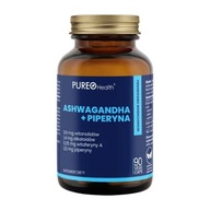 Pureo Health Ashwagandha + Piperyna 90 kaqpsułek