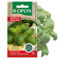 BIOPON Nasiona Bazylia Zielona 0,5 g - Słodkawy, korzenny zapach Pikantna