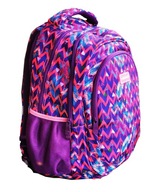 Školský batoh viackomorový Astra Head Viacfarebný geometry pink