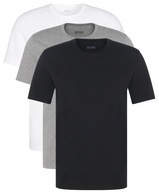 Bawełniane koszulki z krótkim rękawem HUGO BOSS 3pak zestaw t-shirt r. M