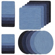 VEĽKÝ SET 20KS TERMO ZÁPLATY DŽÍNSOVÉ NOHAVICE ZÁPLATA