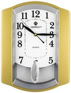 Nástenné hodiny Perfect zlaté 30cm + Batéria