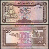 JEMEN, 20 RIALS (1990) Pick 26b