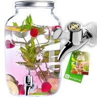 BEFŐTTES ÜVEG CSAPPAL 4 L-ES ÜVEG ITALTARTÓ KUPAKKAL LIMONÁDÉ GYÜMÖLCSLÉ