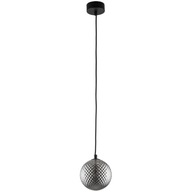 LAMPA WISZĄCA ELENA CZARNY LUSTRZANE KULE ŻŁOBIONE SZKŁO X1 TK LIGHTING