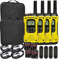 4x MOTOROLA T92 H2O WODOODPORNE KRÓTKOFALÓWKI WALKIE TALKIE RADIOTELEFONY