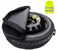 Pótkerék takaró Carteco vízálló fekete 65x13 cm