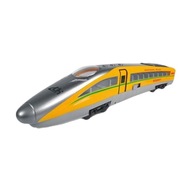 vysokorýchlostný vlak hračka vysokorýchlostného vlaku žltá