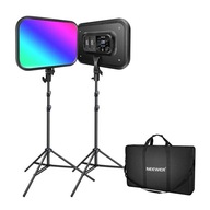 NEEWER ZESTAW STUDYJNY FOTOGRAFICZNY DWIE LAMPY 60W LED RGB + STATYWY