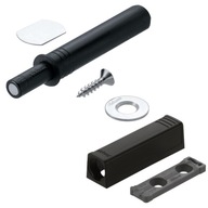 BLUM TIP-ON do drzwi magnes czarny krótki + adapter