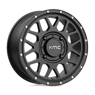 KMC Powersports KS135 GRENADE 15X6 4X156 ET38 SATIN BLACK