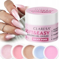 CLARESA SOFT & EASY STAVEBNÝ GÉL S TIKSOTROPIOU VÝBER FARBY 45 g