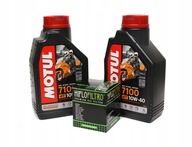 Originálny olej MOTUL 7100 2L 4T 10W40  FILTER HIFLO HF116 Crf 450 250