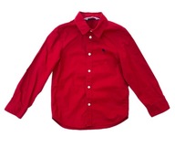 Koszula H&M 116 cm 6 lat Czerwona Elegancka
