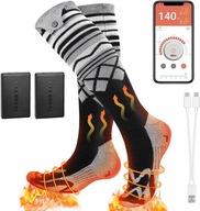 zerotop Vyhrievané ponožky, elektrické s aplikáciou, tepelné