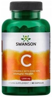 SWANSON Witamina C 1000 mg z Dziką Różą 90 kaps.