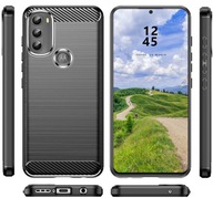 Etui do Motorola G71 PANCERNE KARBON + SZKŁO