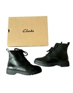 Botki Clarks Witcombe Hi 2 Black Lether r.39