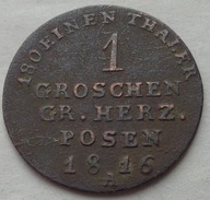 MP - WIELKIE KSIĘSTWO POZNAŃSKIE - 1 GROSZ 1816 A