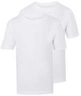 2-pak GEORGE biały T-SHIRT koszulka W-F r 128/134