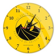 Nástenné hodiny s leskom Batman 001 DC Žltá