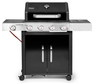 ACTIVA GRILL GAZOWY QUATRO BLACK 4+1 RUSZT ŻELIWNY (12,0 + 3,2 kW) - 19744G