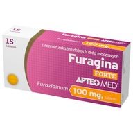 Furagina FORTE APTEO MED 100 mg, 15 tabletek S.N, 12663272 d.w.07.2024 r