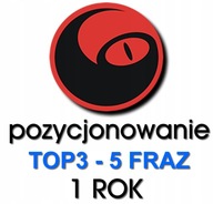 POZYCJONOWANIE STRON GOOGLE TOP3 5 FRAZ POZYCJONOWANIE STRON WWW LINKI SEO