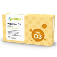 PRIMA Vitamín D3 60 kaps