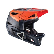 LEATT KASK ROWEROWY MTB 4.0 GRAVITY V22 HELMET CORAL CZARNY/ORANGE S