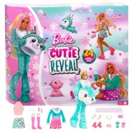 MATTEL BARBIE CUTIE REVEAL KALENDARZ ADWENTOWY Z LALKĄ HJX76 3+