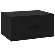 vidaXL Závesný nočný stolík, čierny, 50x36x25 cm