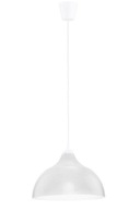 Lampa Sufitowa CAP NEW Biały Metalowy Klosz 1xE27 34cm Lampa Wisząca Pokój