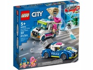 LEGO City Polícia a dodávka so zmrzlinou 60314 Auto