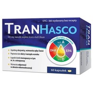 Kapsułki Tran Hasco 500 mg 60 szt. Odporność Serce