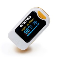 PULSOMETR OLED OROMED OXIMETER YELLOW MEDYCZNY PULSOKSYMETR NAPALCOWY