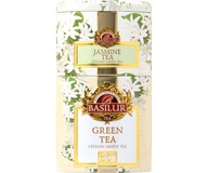 Herbata zielona JAŚMINOWA mix 2 smaki w 1 PUSZKA liściasta Basilur - 100 g