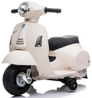 MOTOR VESPA NA AKUMULATOR DLA DZIECI DŹWIĘK ŚWIATŁO SKUTER MOTOREK