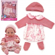 WOOPIE Oblečenie pre bábiku Set Šaty Čiapka 43 - 46 cm Ružová