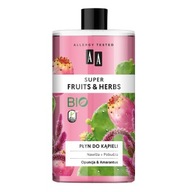 AA Super Fruits płyn do kąpieli opuncja i amarantus 750 ml