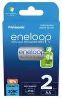 Akumulatorki AA / R6 Panasonic Eneloop EKO 2000mAh BK-3MCDE/2BE - 2 sztuk