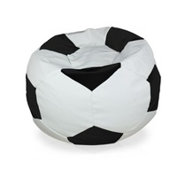 Čierna taburetka Futbalová lopta na sedenie veľká XL