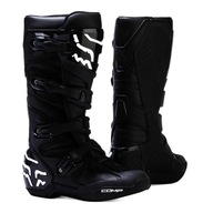 Buty motocyklowe enduro dziecięce FOX JUNIOR COMP BLACK czarny GRATISY