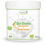 Shake Banánovo-proteínový BIO Prášok Tekvicový Proteín Rastlinný 460g NatVita