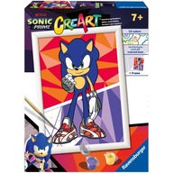 CreArt Sonic Prime Sega Maľovanie podľa čísel Ravensburger 23682
