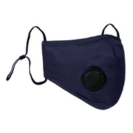 Pokrowiec przeciwpyłowy na ręczniki Bawełniana maska wielokrotnego użytku Pokrowiec na maskę na usta Ciemnoniebieski