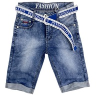 ŠORTKY JEANS elastické JORDAN r 8 -122/128 cm