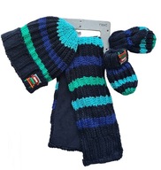 V8245 NEXT zestaw zimowy czapka szalik i rękawiczki dziecięce 6-12 miesięcy